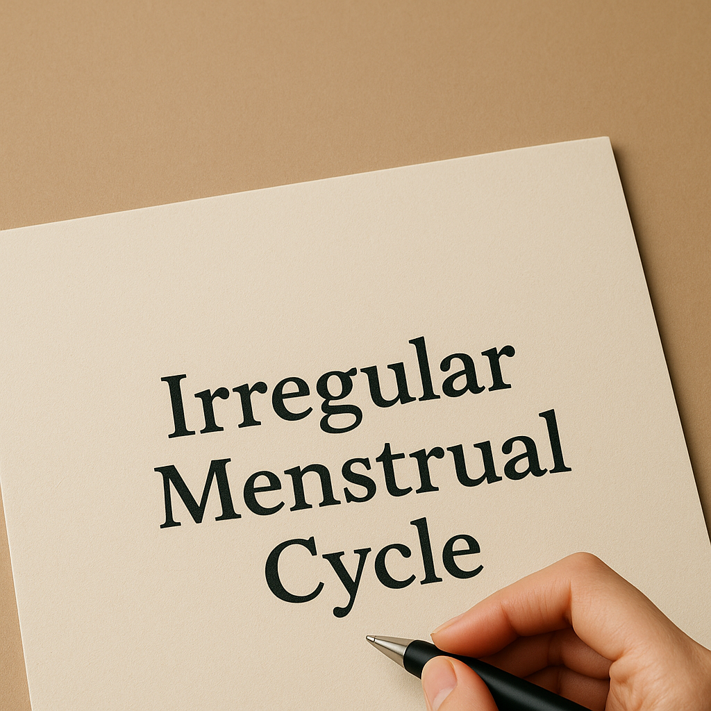 Irregular Menstrual Cycle: Causes, Symptoms & Natural Care Solutions
