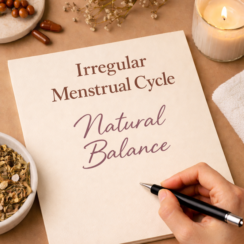Irregular Menstrual Cycle: Causes, Symptoms & Natural Care Solutions